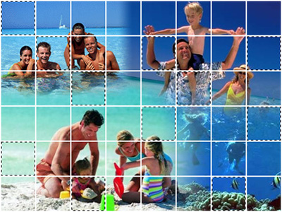Photoshop入門教程：照片馬賽克拼貼效果簡單做_中國教程網(wǎng)